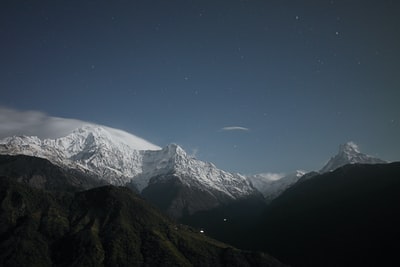 高山鸟瞰摄影